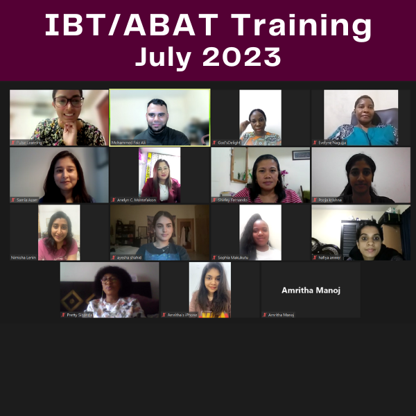 Congrats IBT+ABAT July 2023 with Sarah Amin, BCaBA
